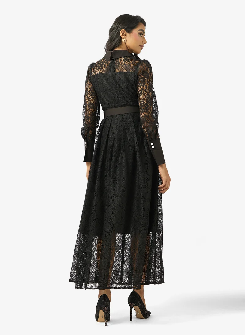 خزانة Lace A-line Dress